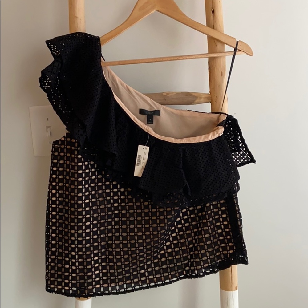 J Crew one shoulder top